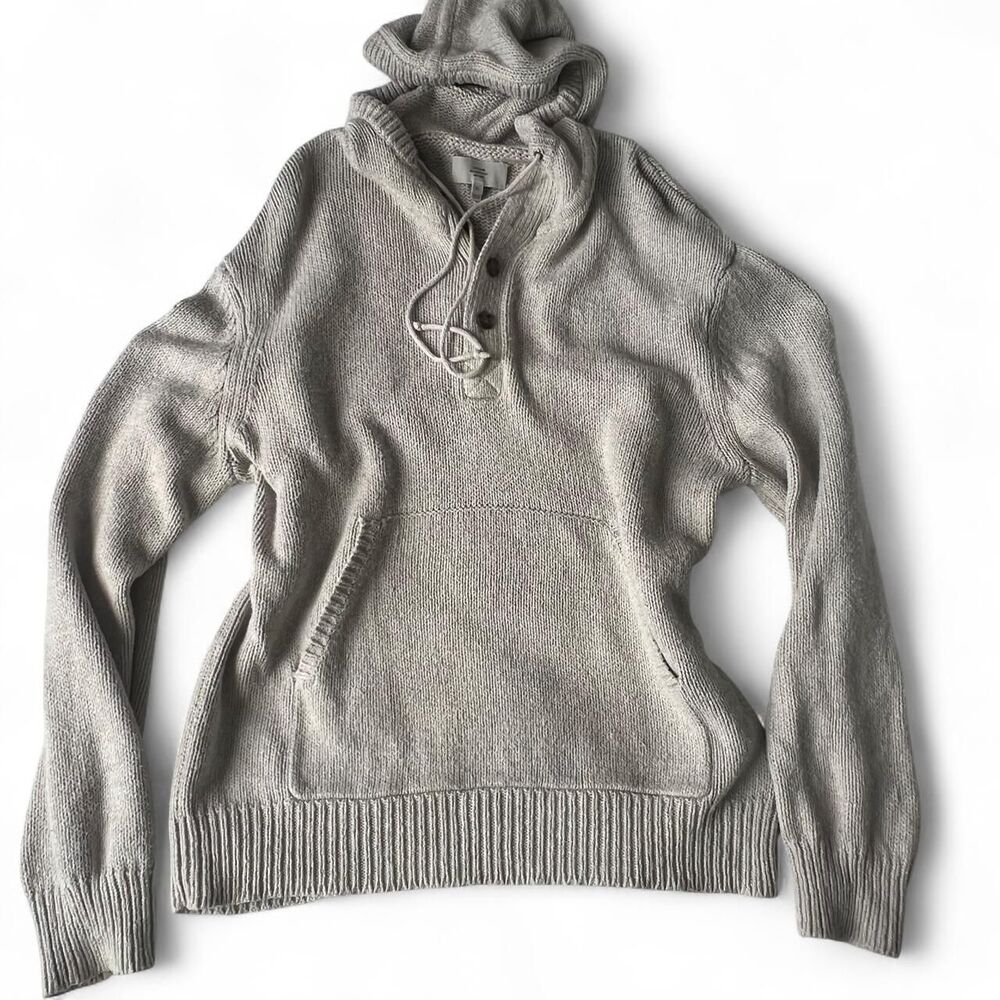 Kate-spade-new-york Men's Grey and Cream Hoodie